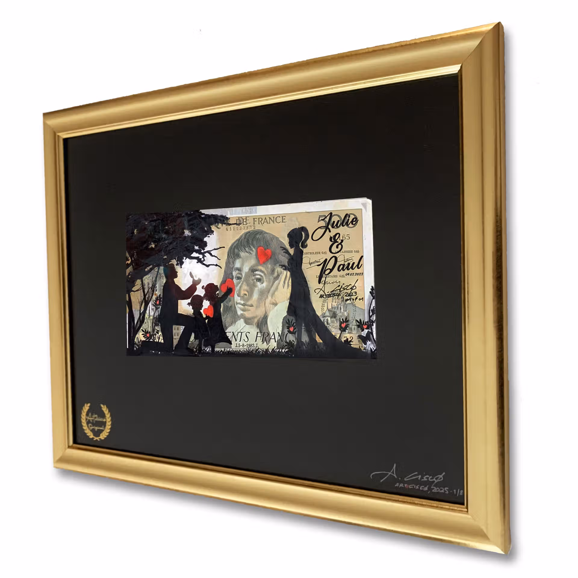 ☆ CADEAU UNIQUE☆ CADRE DORÉ – Image 3