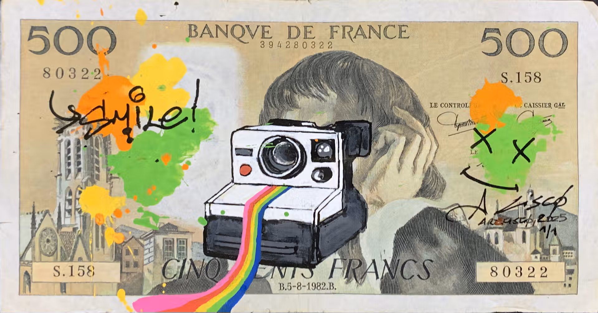 billet artistique de décoration