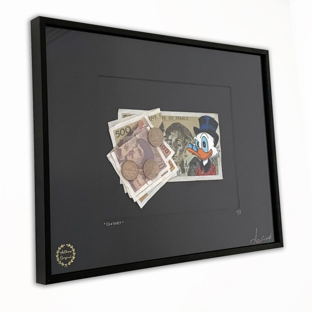 billet artistique de décoration