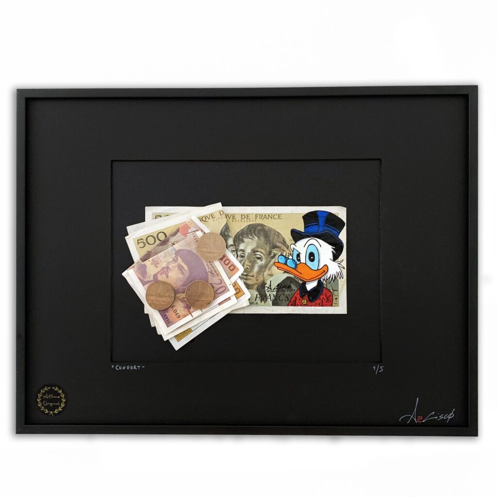 billet artistique de décoration