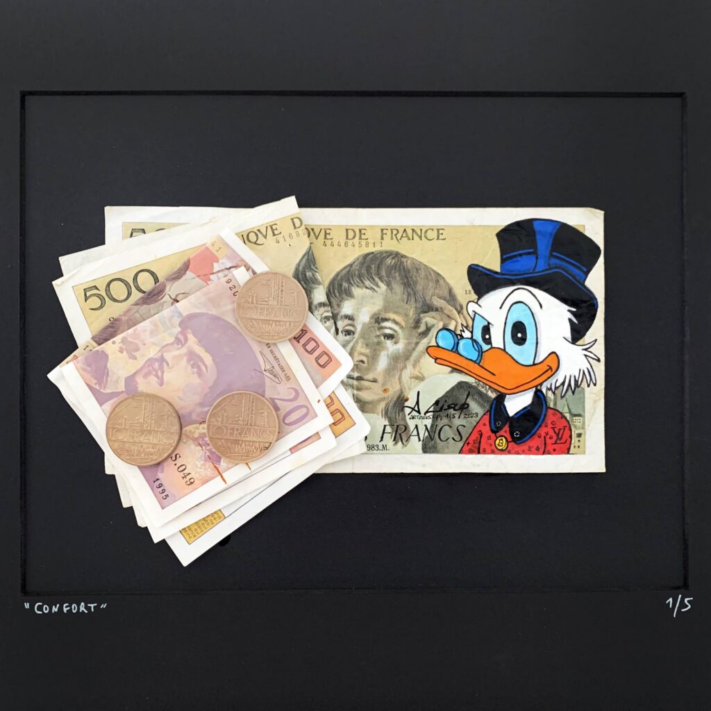 billet artistique de décoration