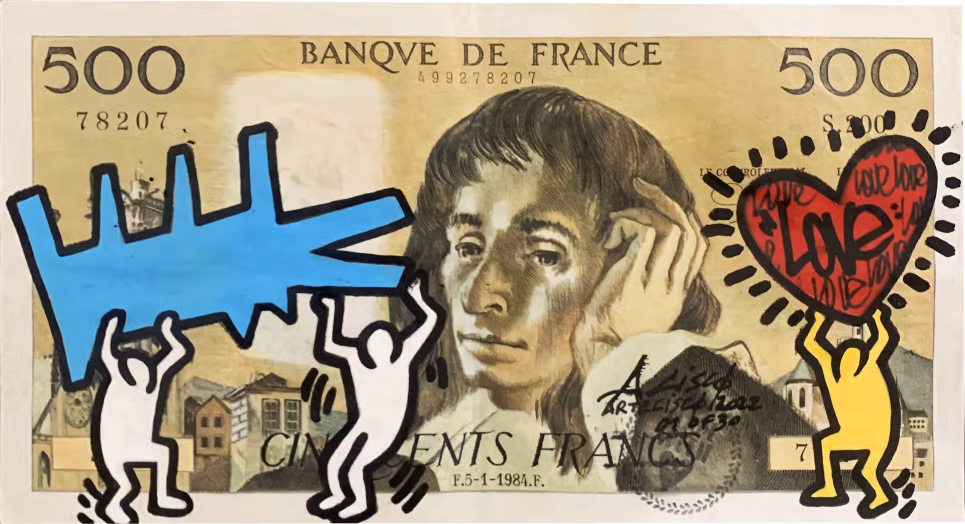 billet artistique de décoration